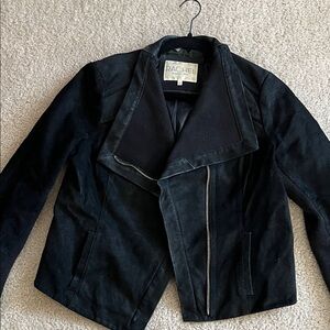 RACHEL Rachel Roy Black Leather Jacket